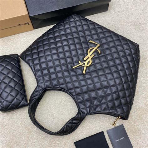 ysl maxi quilted bag|saint laurent quilted shoulder bag.